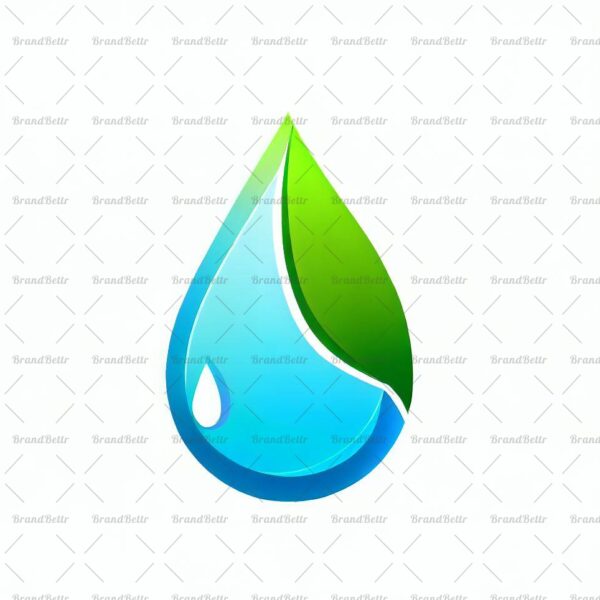 Wassertropfen und Blatt